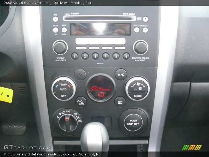 Quicksilver Metallic / Black 2008 Suzuki Grand Vitara 4x4