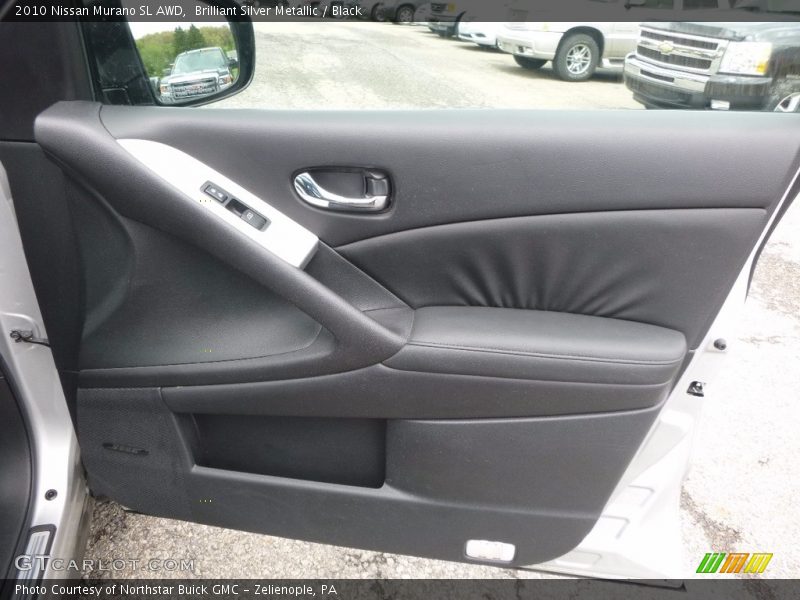 Brilliant Silver Metallic / Black 2010 Nissan Murano SL AWD