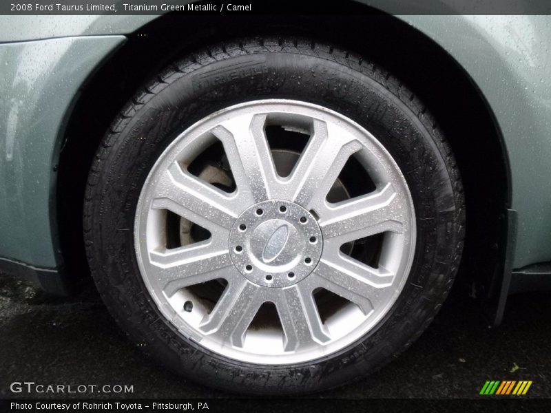 Titanium Green Metallic / Camel 2008 Ford Taurus Limited