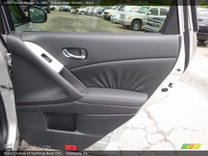 Brilliant Silver Metallic / Black 2010 Nissan Murano SL AWD