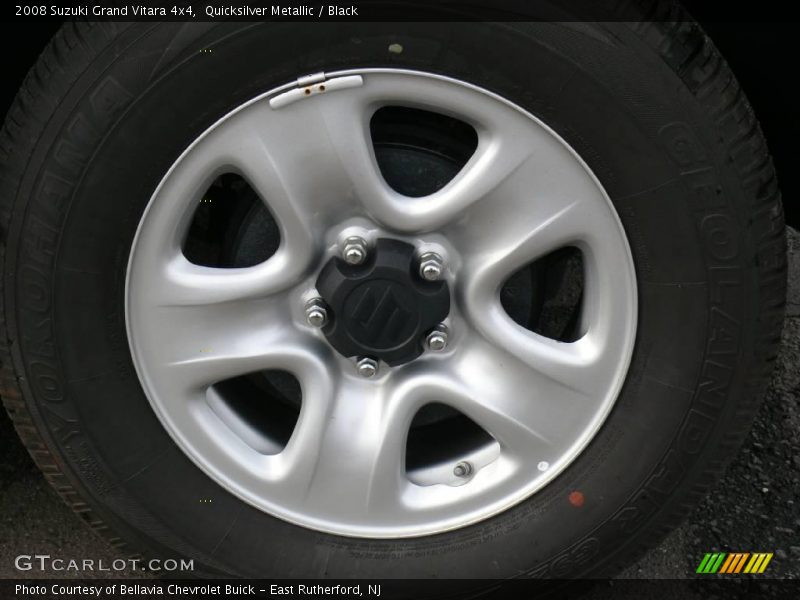 Quicksilver Metallic / Black 2008 Suzuki Grand Vitara 4x4