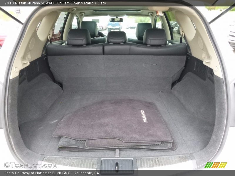 Brilliant Silver Metallic / Black 2010 Nissan Murano SL AWD