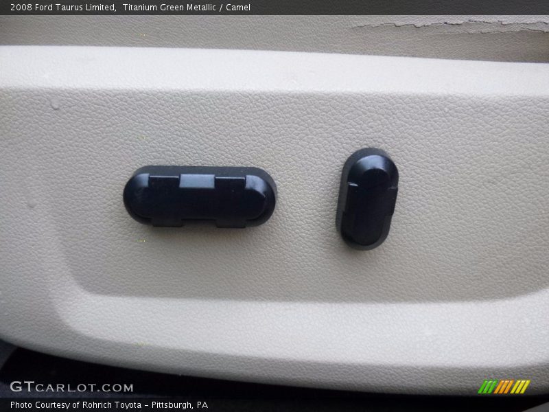 Titanium Green Metallic / Camel 2008 Ford Taurus Limited