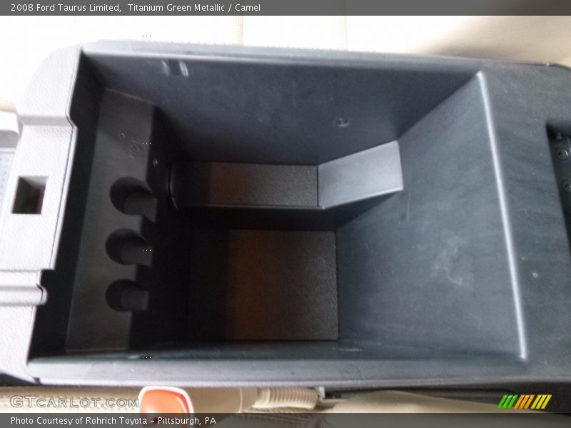 Titanium Green Metallic / Camel 2008 Ford Taurus Limited