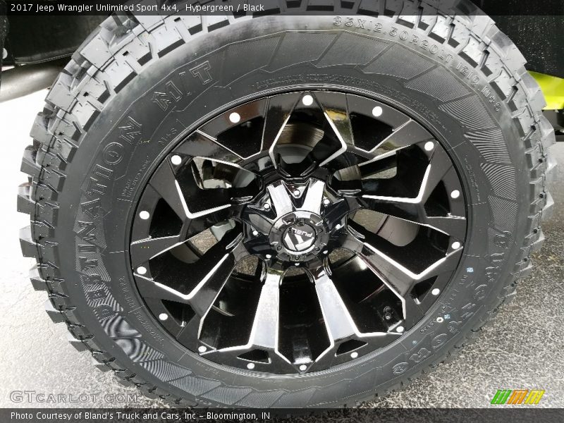 Hypergreen / Black 2017 Jeep Wrangler Unlimited Sport 4x4