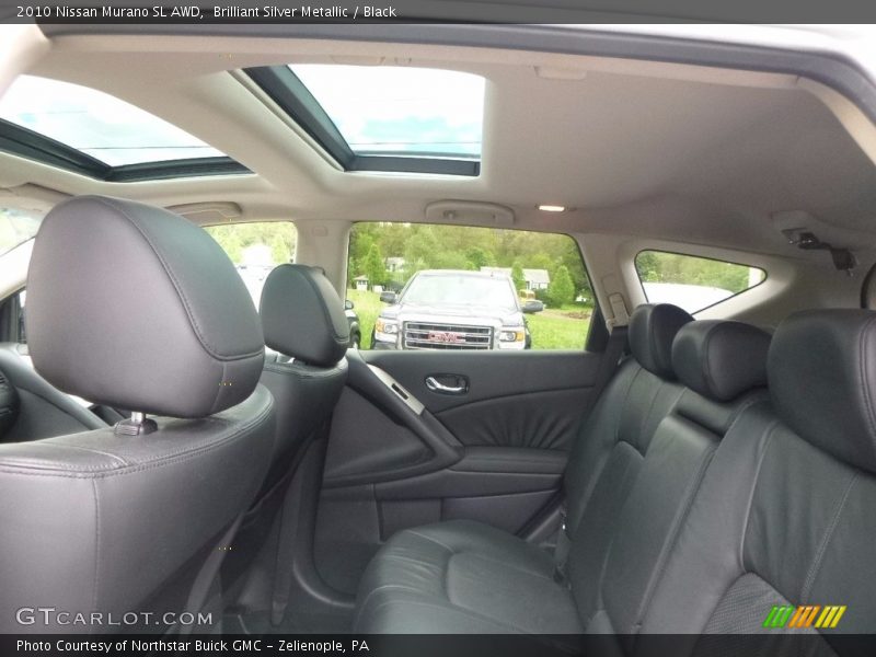Brilliant Silver Metallic / Black 2010 Nissan Murano SL AWD