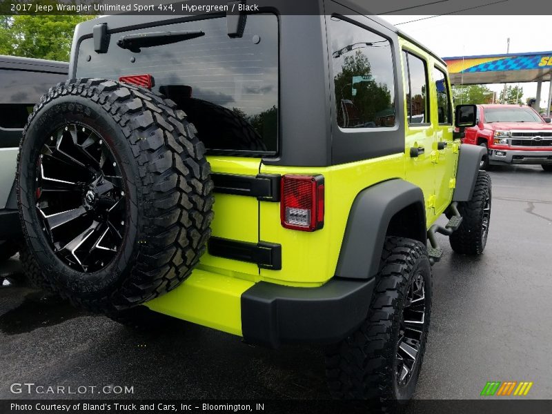 Hypergreen / Black 2017 Jeep Wrangler Unlimited Sport 4x4