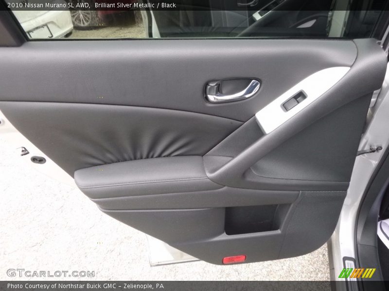 Brilliant Silver Metallic / Black 2010 Nissan Murano SL AWD