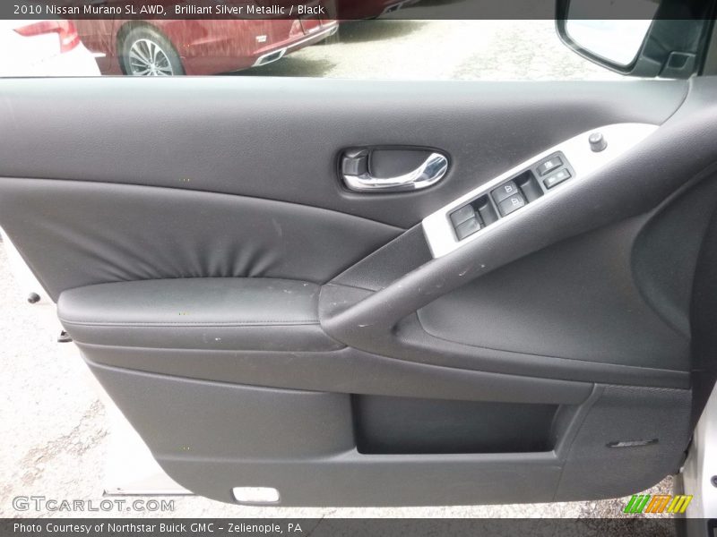 Brilliant Silver Metallic / Black 2010 Nissan Murano SL AWD