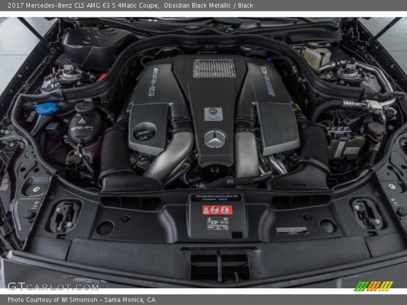  2017 CLS AMG 63 S 4Matic Coupe Engine - 5.5 Liter AMG biturbo DOHC 32-Valve VVT V8