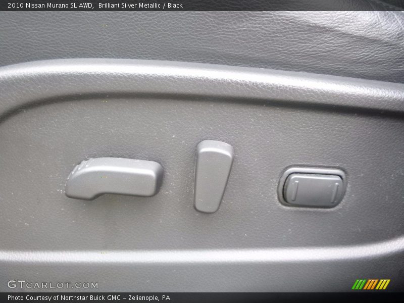 Brilliant Silver Metallic / Black 2010 Nissan Murano SL AWD