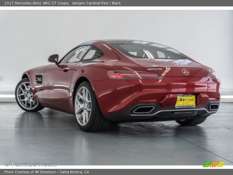 designo Cardinal Red / Black 2017 Mercedes-Benz AMG GT Coupe