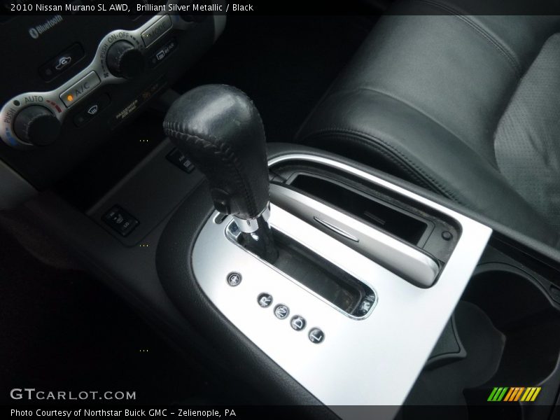 Brilliant Silver Metallic / Black 2010 Nissan Murano SL AWD