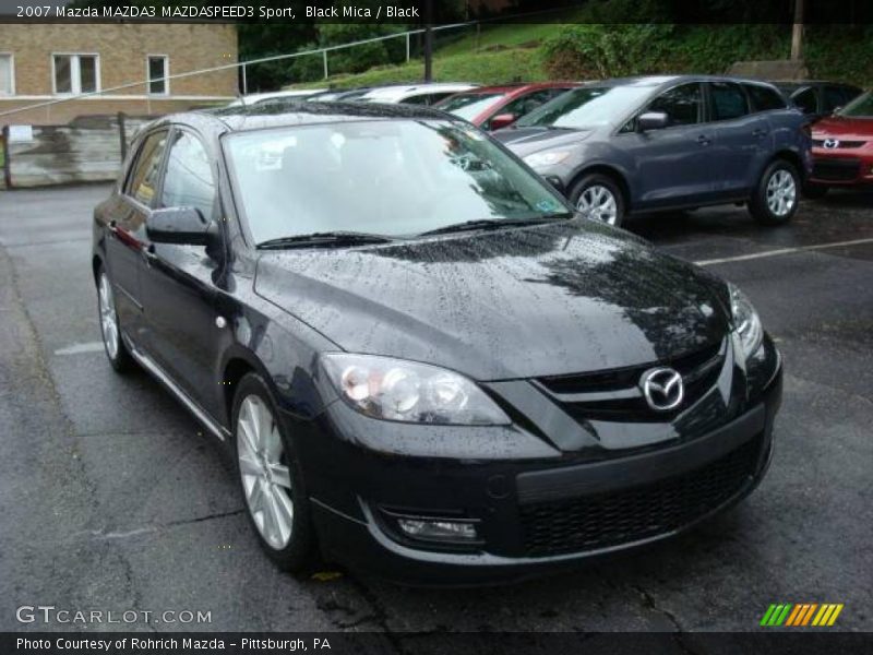 Black Mica / Black 2007 Mazda MAZDA3 MAZDASPEED3 Sport