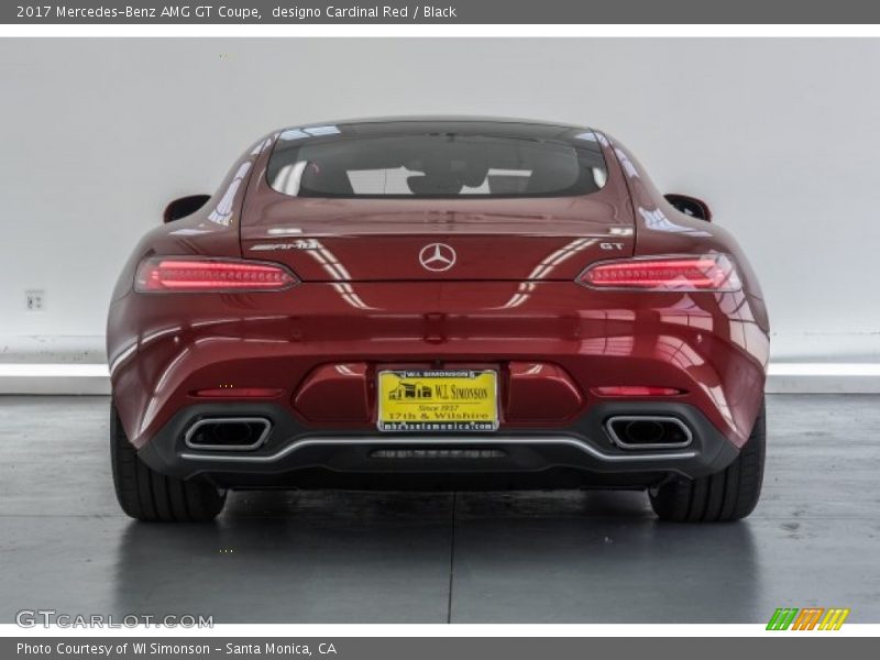 designo Cardinal Red / Black 2017 Mercedes-Benz AMG GT Coupe
