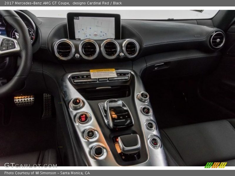 Controls of 2017 AMG GT Coupe