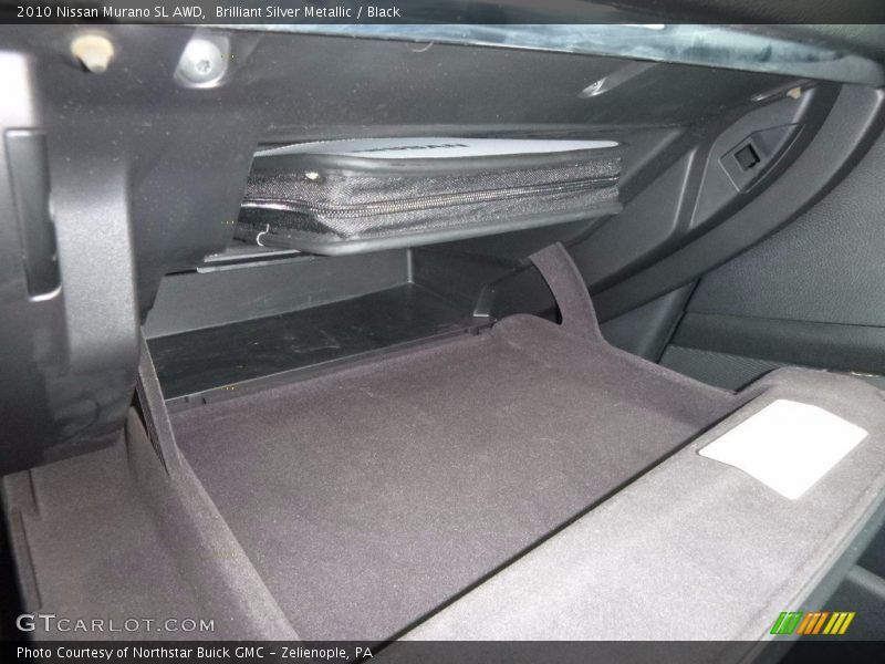 Brilliant Silver Metallic / Black 2010 Nissan Murano SL AWD