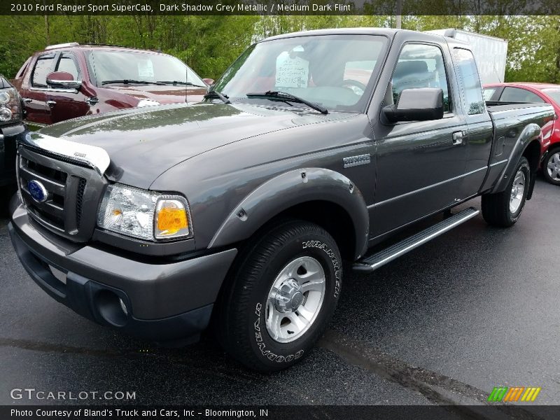 Dark Shadow Grey Metallic / Medium Dark Flint 2010 Ford Ranger Sport SuperCab