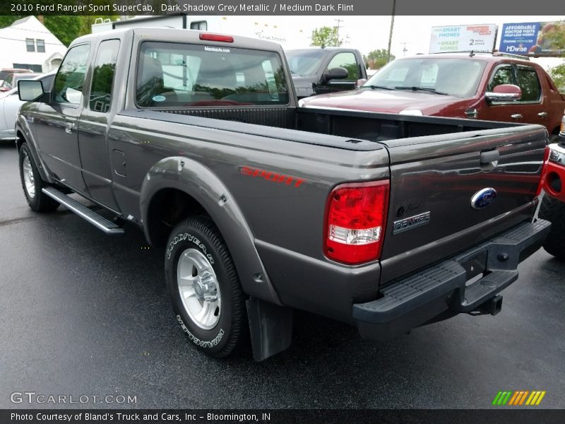 Dark Shadow Grey Metallic / Medium Dark Flint 2010 Ford Ranger Sport SuperCab