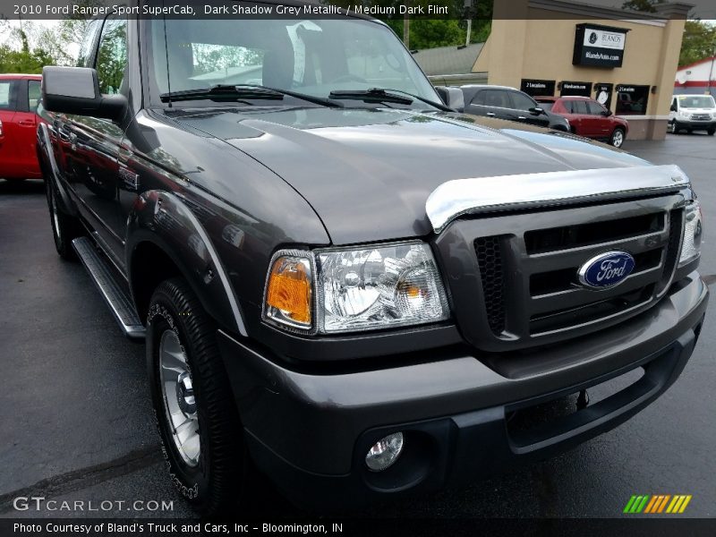 Dark Shadow Grey Metallic / Medium Dark Flint 2010 Ford Ranger Sport SuperCab