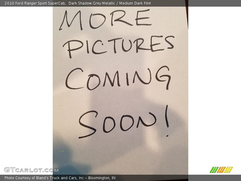 Dark Shadow Grey Metallic / Medium Dark Flint 2010 Ford Ranger Sport SuperCab