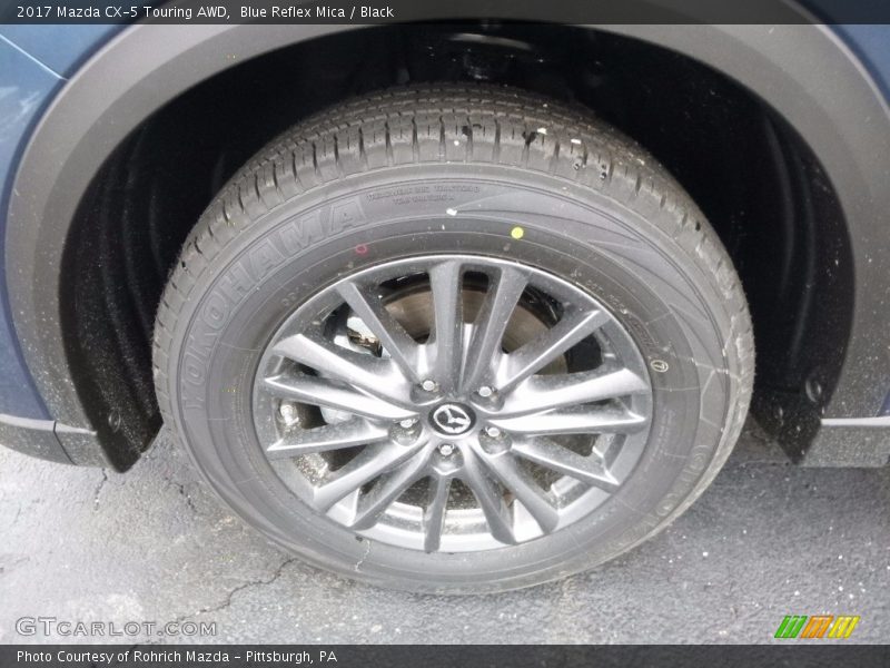 Blue Reflex Mica / Black 2017 Mazda CX-5 Touring AWD