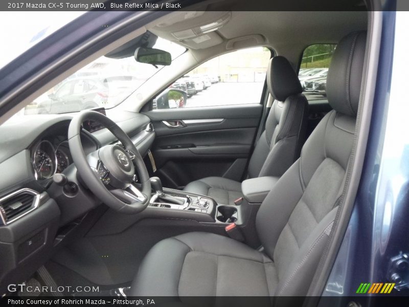 Blue Reflex Mica / Black 2017 Mazda CX-5 Touring AWD