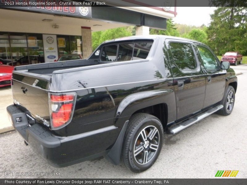 Crystal Black Pearl / Black 2013 Honda Ridgeline Sport