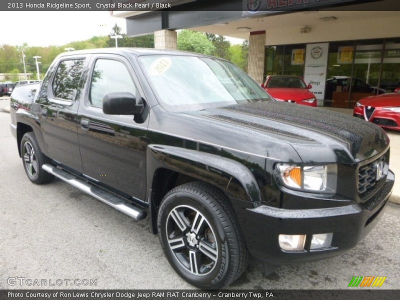 Crystal Black Pearl / Black 2013 Honda Ridgeline Sport