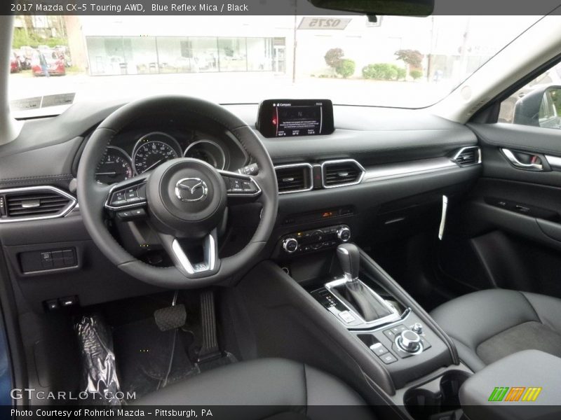Blue Reflex Mica / Black 2017 Mazda CX-5 Touring AWD