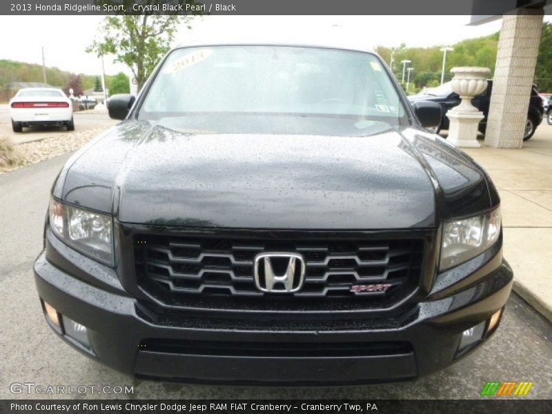 Crystal Black Pearl / Black 2013 Honda Ridgeline Sport