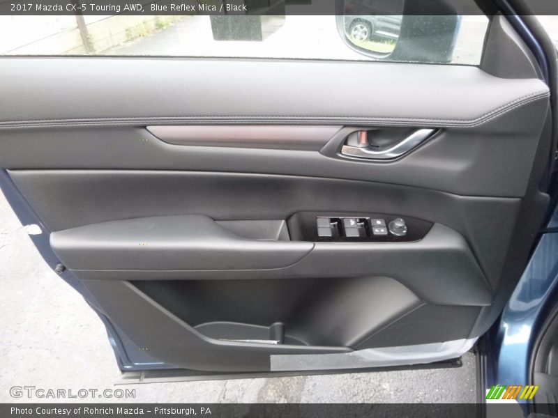 Blue Reflex Mica / Black 2017 Mazda CX-5 Touring AWD