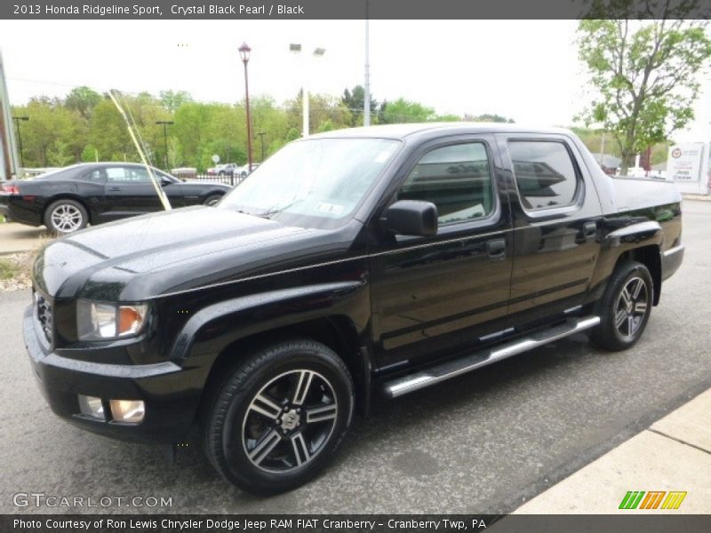 Crystal Black Pearl / Black 2013 Honda Ridgeline Sport