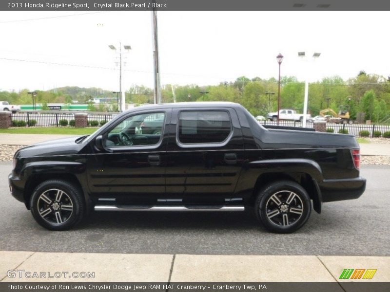 Crystal Black Pearl / Black 2013 Honda Ridgeline Sport