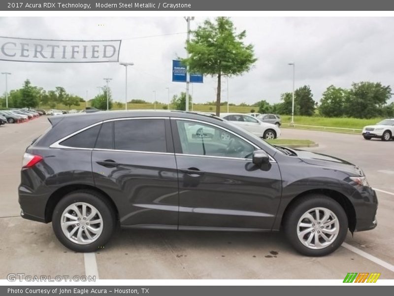 Modern Steel Metallic / Graystone 2017 Acura RDX Technology