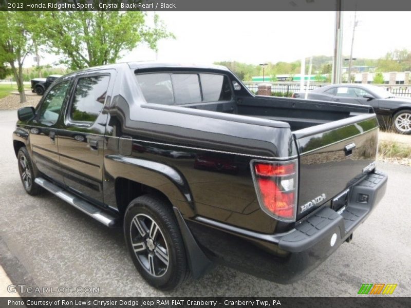 Crystal Black Pearl / Black 2013 Honda Ridgeline Sport