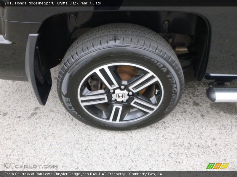 Crystal Black Pearl / Black 2013 Honda Ridgeline Sport