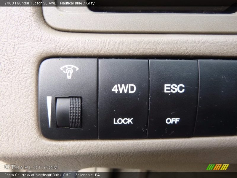 Nautical Blue / Gray 2008 Hyundai Tucson SE 4WD