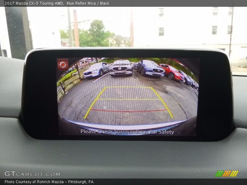 Blue Reflex Mica / Black 2017 Mazda CX-5 Touring AWD