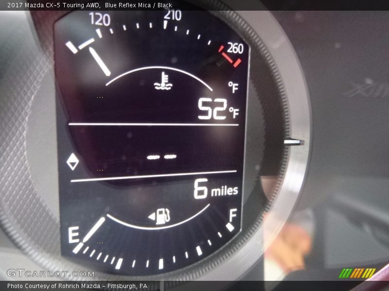 Blue Reflex Mica / Black 2017 Mazda CX-5 Touring AWD