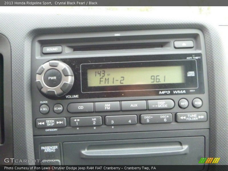 Crystal Black Pearl / Black 2013 Honda Ridgeline Sport