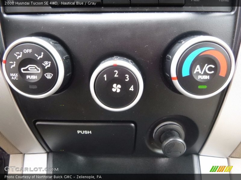 Nautical Blue / Gray 2008 Hyundai Tucson SE 4WD