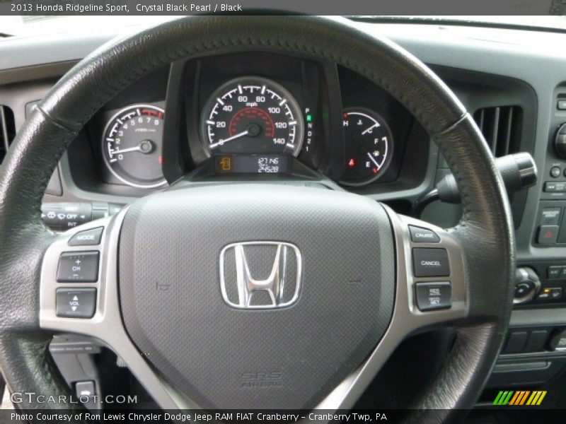 Crystal Black Pearl / Black 2013 Honda Ridgeline Sport