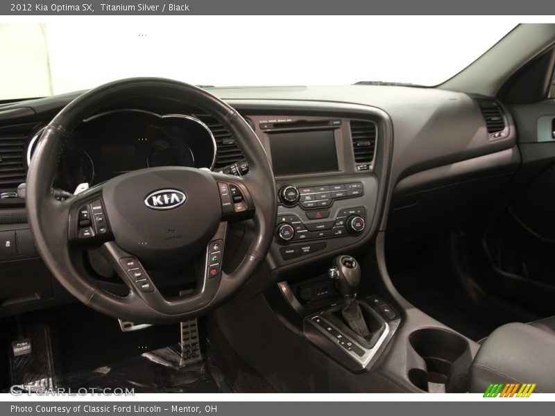 Titanium Silver / Black 2012 Kia Optima SX