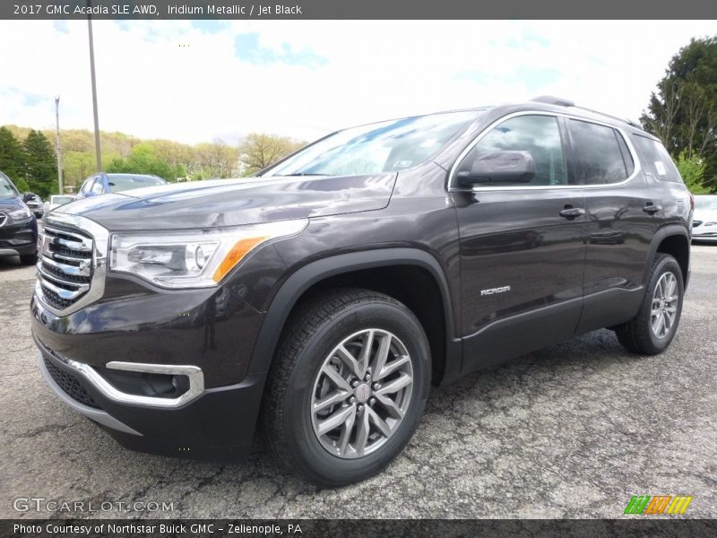 Iridium Metallic / Jet Black 2017 GMC Acadia SLE AWD