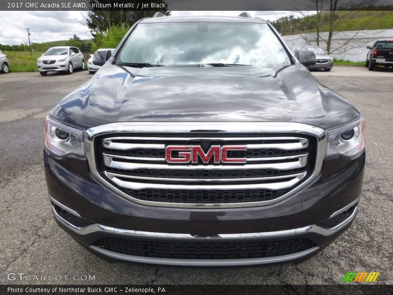 Iridium Metallic / Jet Black 2017 GMC Acadia SLE AWD