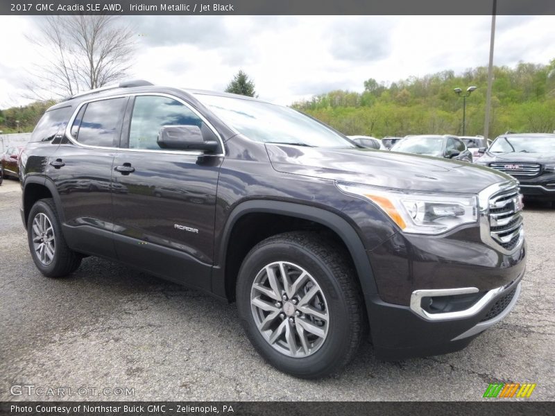 Iridium Metallic / Jet Black 2017 GMC Acadia SLE AWD