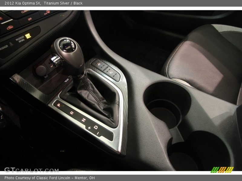 Titanium Silver / Black 2012 Kia Optima SX