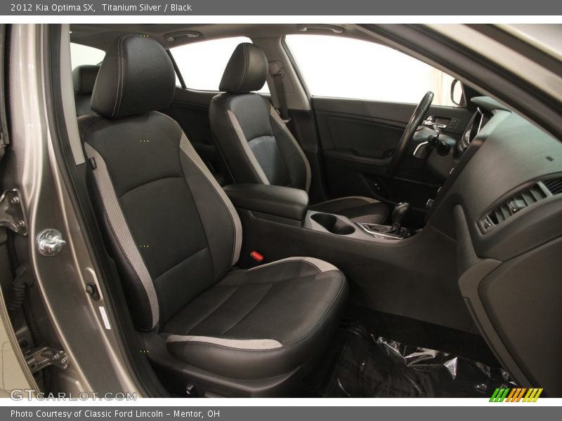 Titanium Silver / Black 2012 Kia Optima SX