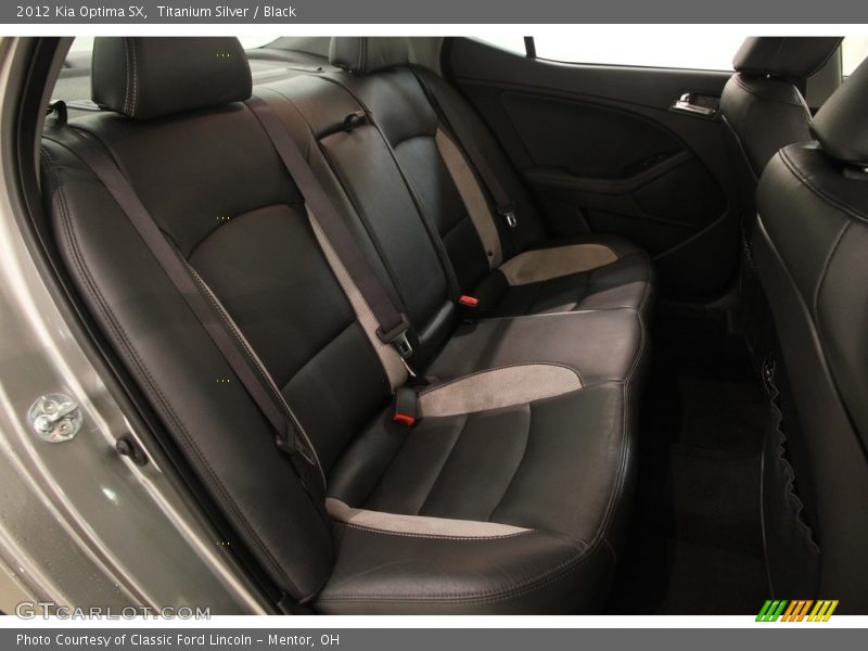 Titanium Silver / Black 2012 Kia Optima SX